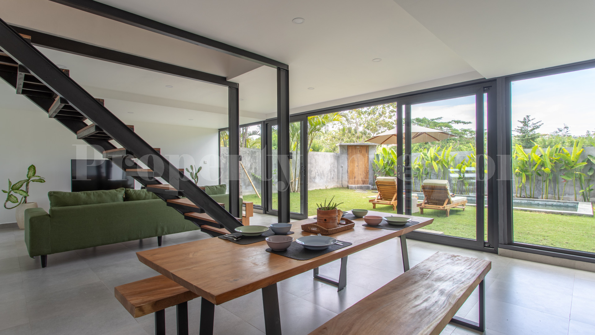 New 2 Bedroom Industrial Design Villa for Sale in Bukit, Bali