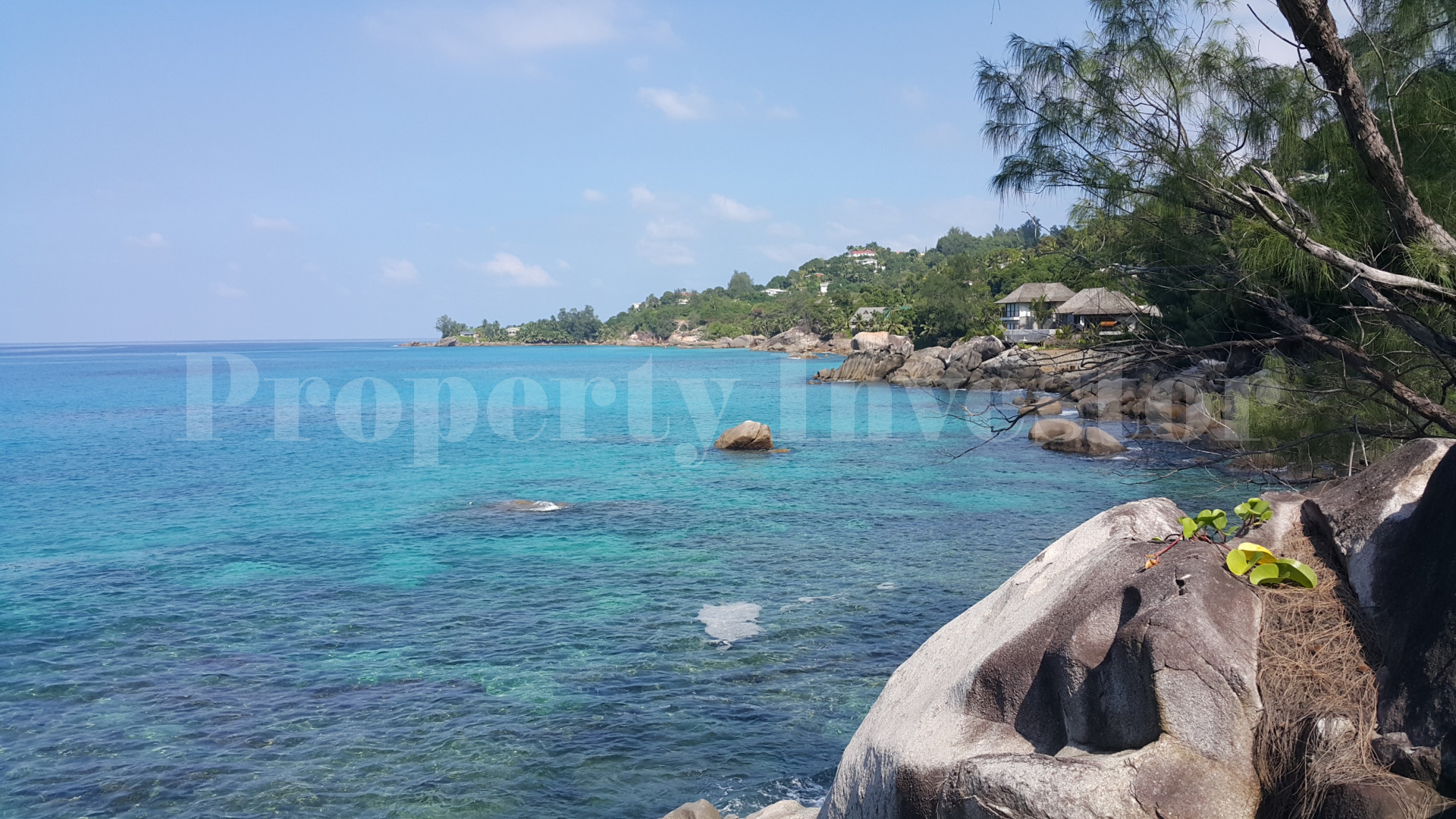 Large 5,000 m² Beachfront Lot for Residential or Commercial Development for Sale on Mahé's Northern Coast, Seychelles