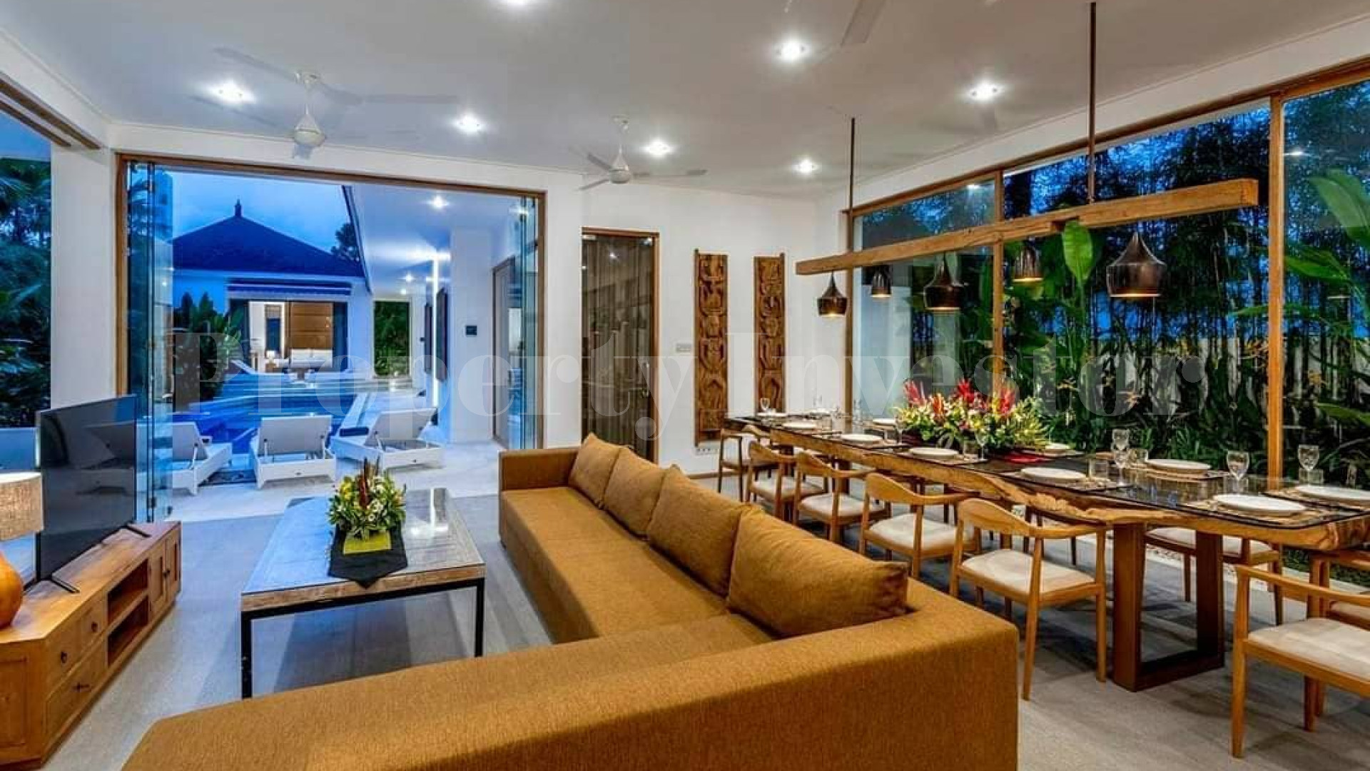 Elegant 5 Bedroom Contemporary Gated Community Villa for Sale in Canggu, Bali