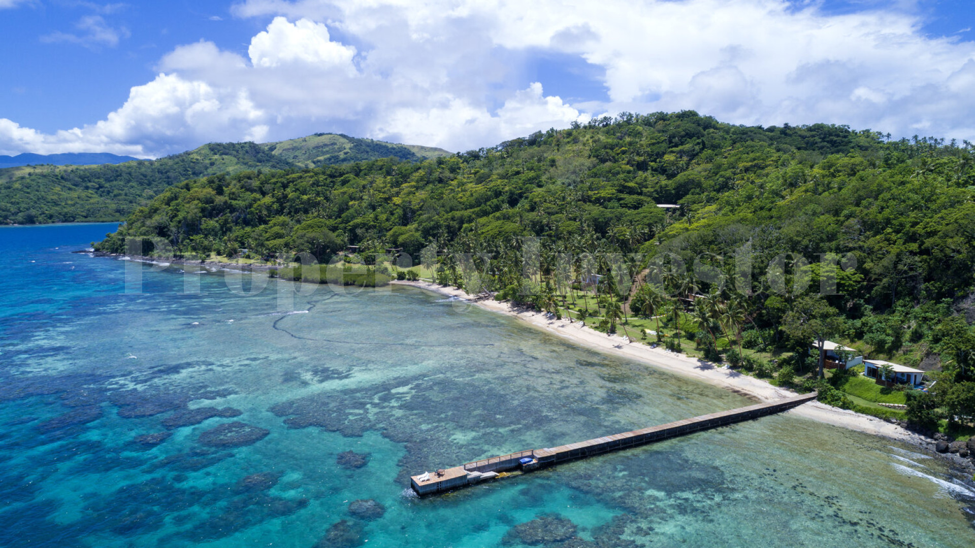 Award Winning 8 Villa Boutique Island Resort for Sale on the Rainbow Reef, Fiji