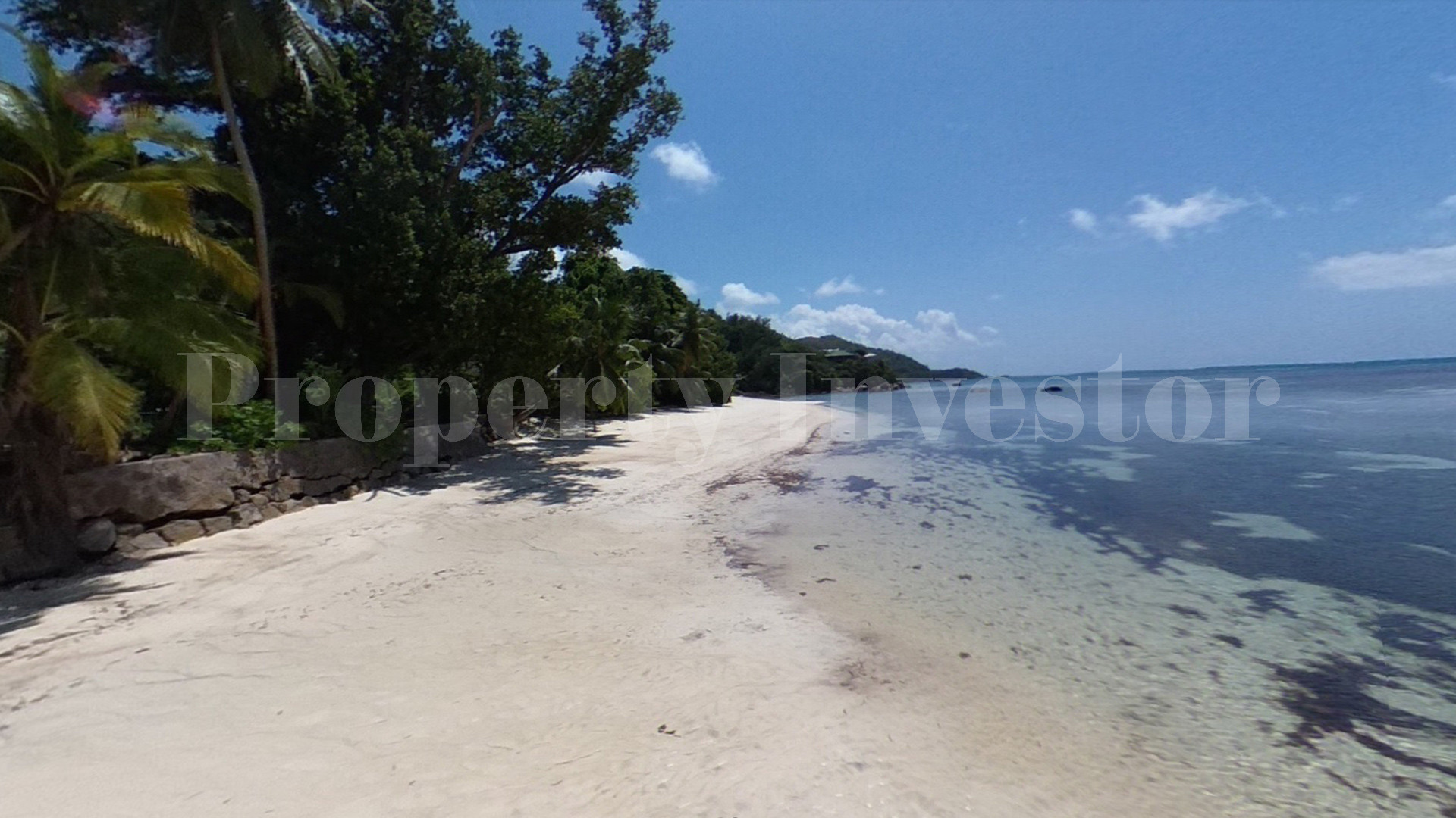 Beautiful 1.5 Hectare Beachfront Lot with Great Residential & Commercial Development Potential for Sale on Praslin Island, Seychelles