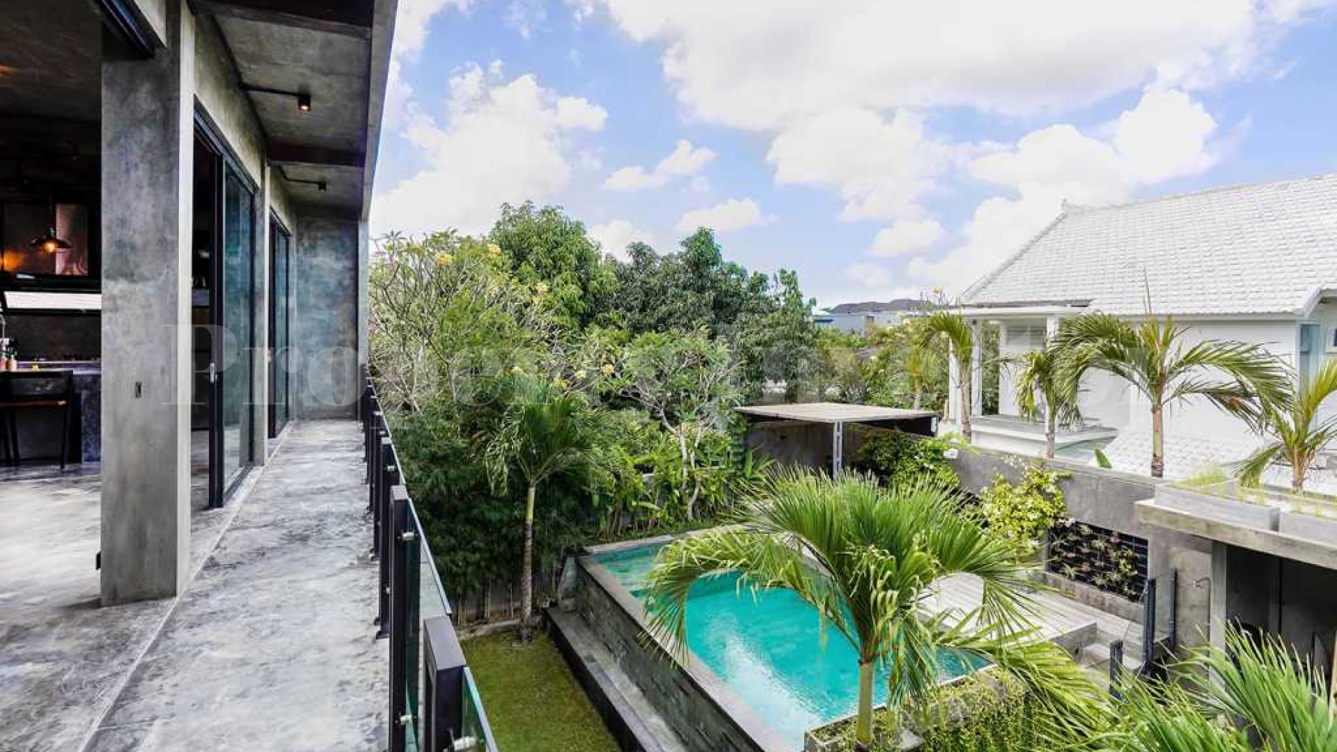 Modern 3 Bedroom Concrete Industrial Style Villa for Sale in Umalas, Bali