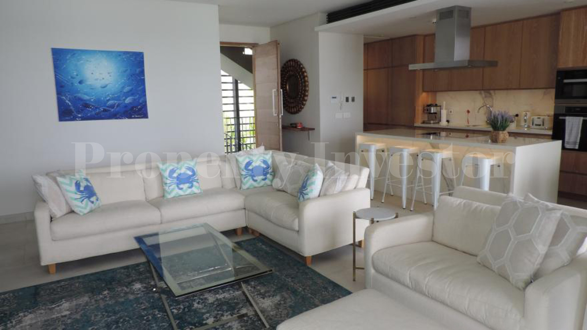 Exclusive 3 Bedroom Luxury Designer Beachfront Apartment with Spectacular Sea Views for Sale in Mahé, Seychelles