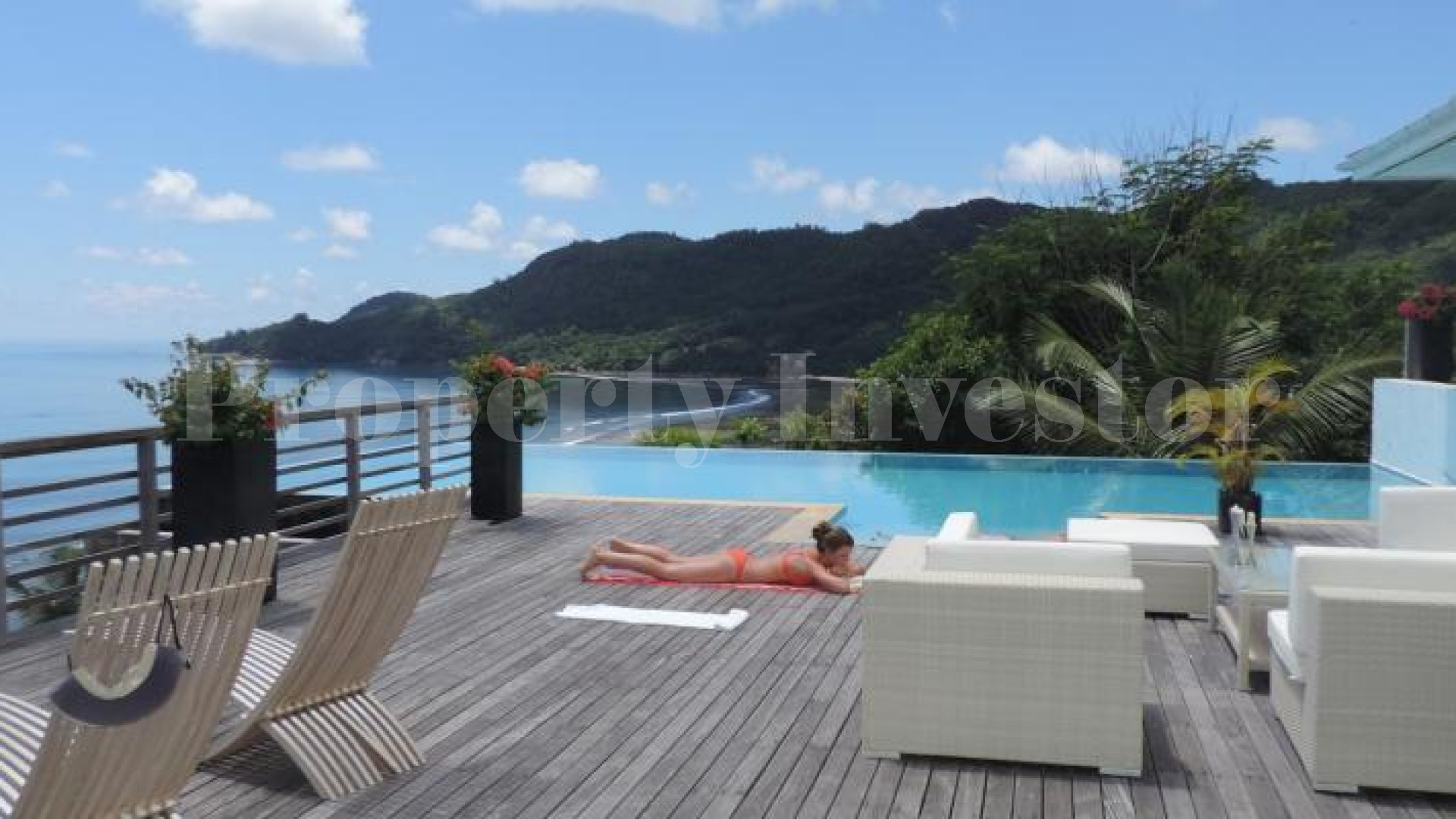 Фантастическая роскошная вилла с 2 спальнями с изумительным панорамным видом на море и на пляж Surfer, Сейшелы