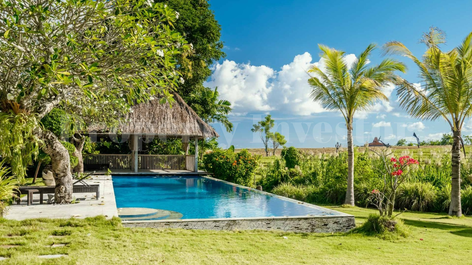 Spacious 6 Bedroom Modern Villa with Lush Gardens & Amazing Sunset Views for Sale in Pererenan, Bali