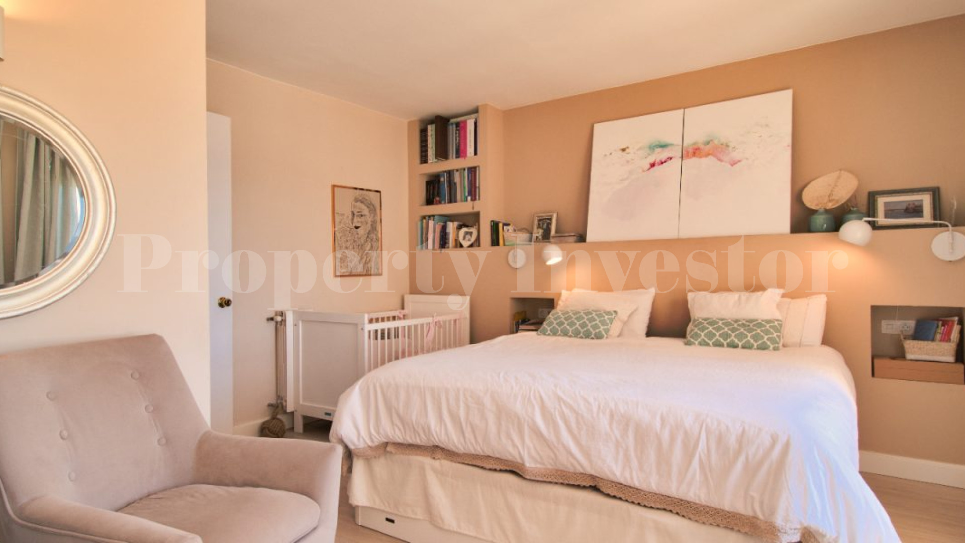 Просторные роскошные апартаменты с 3 спальнями с видом на море в Портиксоль, Пальма-де-Майорка