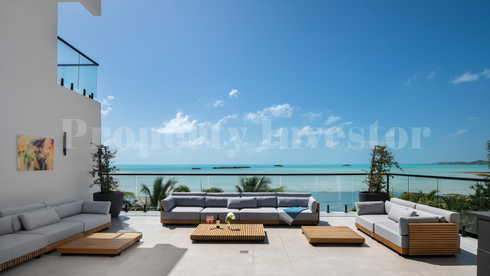 Premier 10 Bedroom Beachfront Trophy  Estate for Sale in Turtle Tail, Turks & Caicos