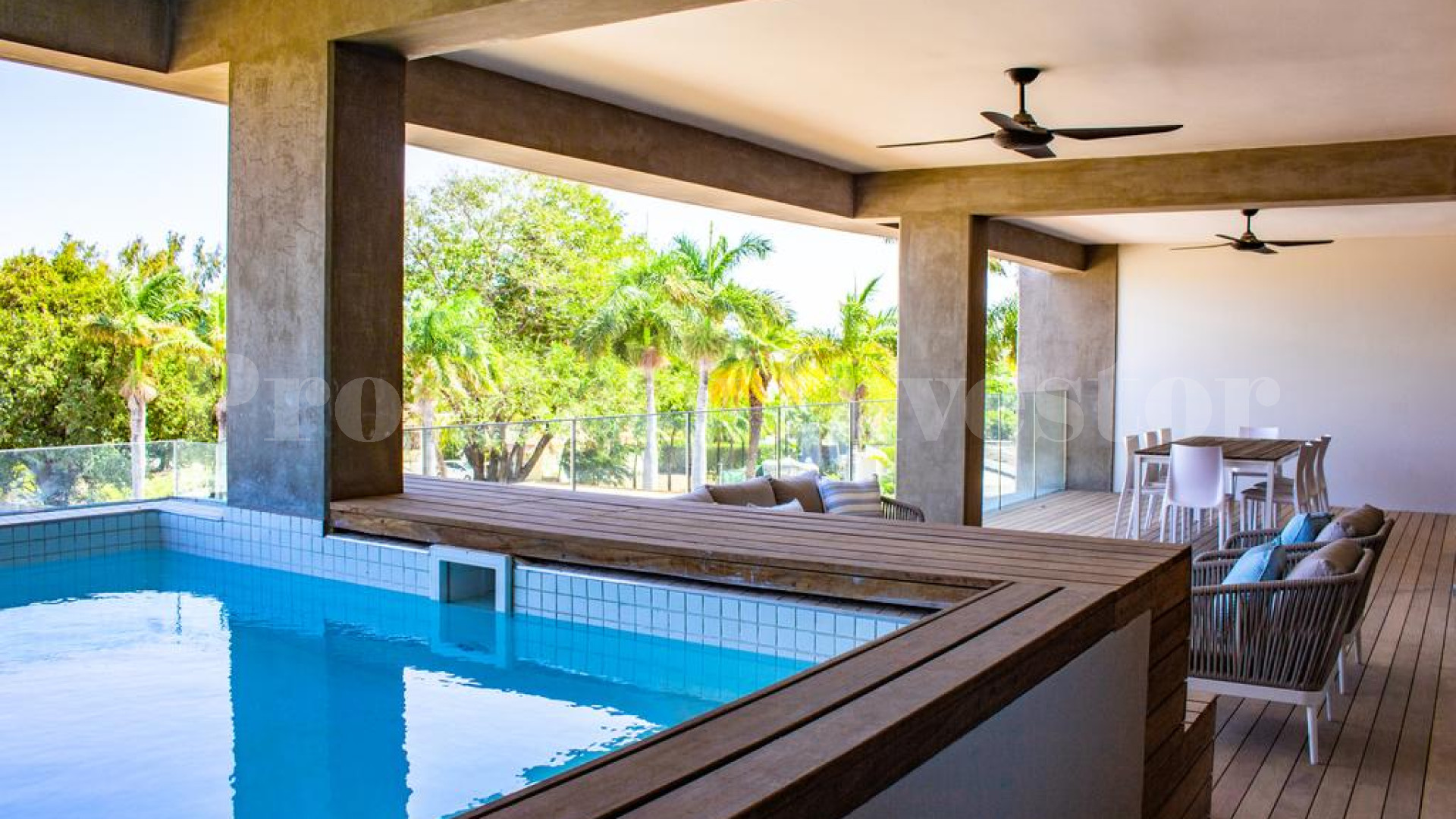 Luxury 3 Bedroom Waterfront Garden Apartment in Tamarin (Block B)