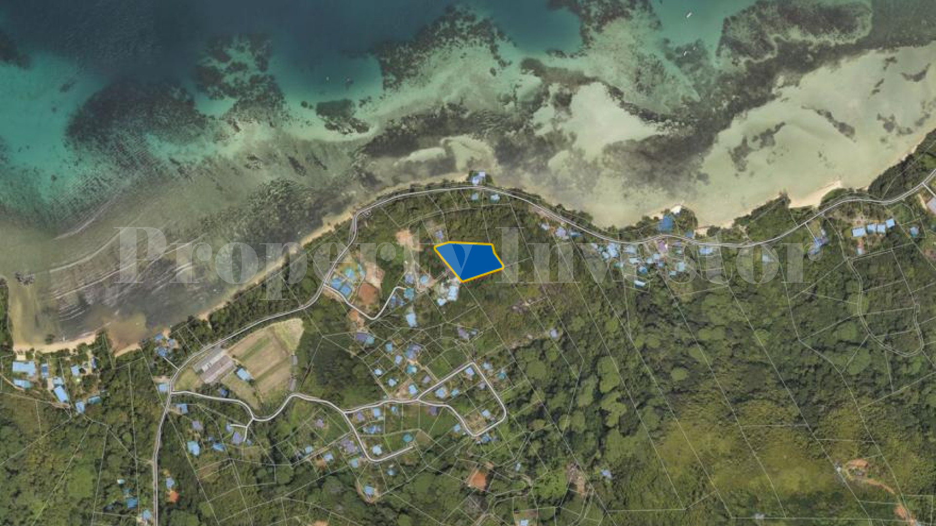 Beautiful 0.45 Hectare Sea View Lot Overlooking Popular Surf Spot in Seychelles