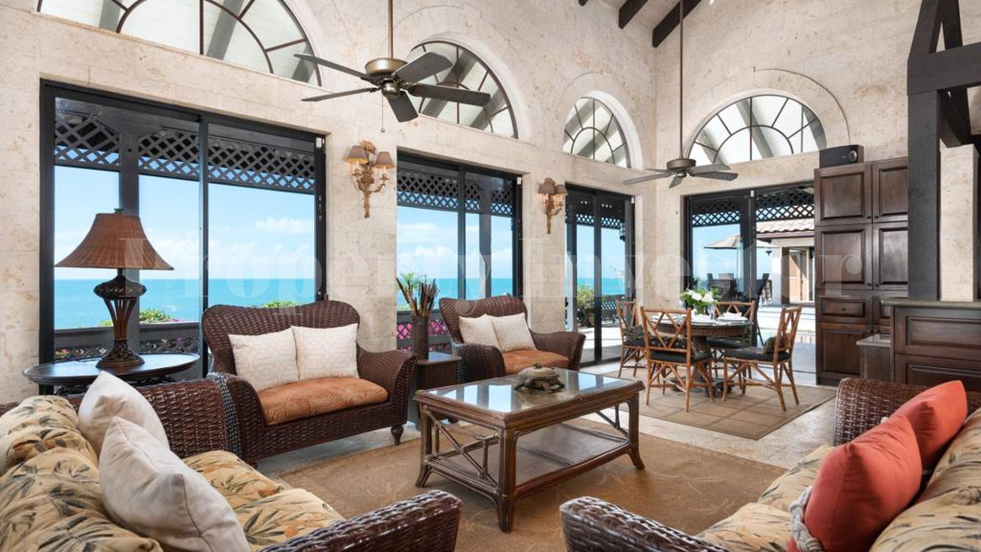 Incredible 6 Bedroom Luxury Oceanview Villa with Private Beach Access for Sale in Sapodilla Bay, Turks & Caicos
