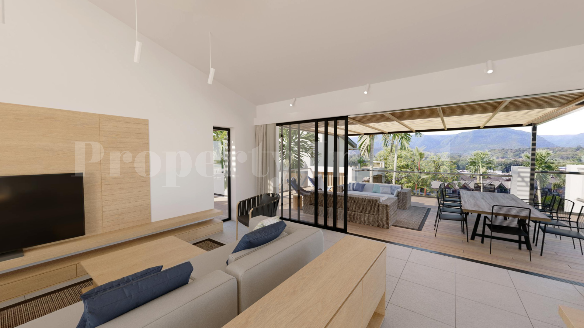 Шикарные апартаменты с 3 спальнями в элитном ЖК на Маврикии (Unit A2)