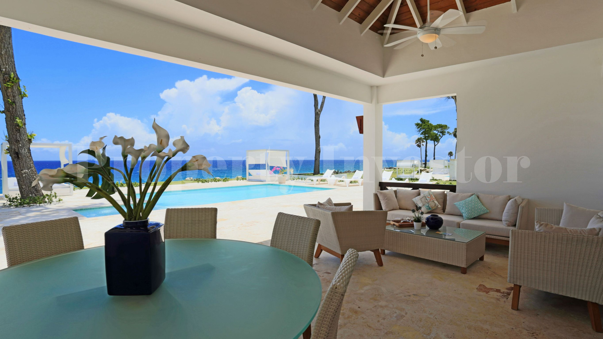 Вилла с 3 спальнями на берегу моря в Доминиканской Республике с финансированием на 30 лет (Вилла 1)