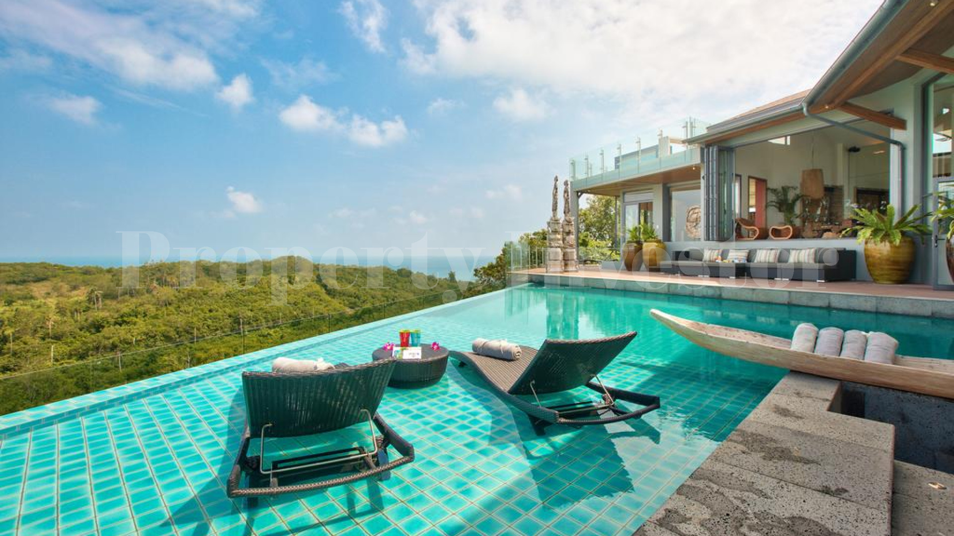 Неповторимая роскошная вилла на горе на 8 спален с видом на море на о.Самуи, Тайланд
