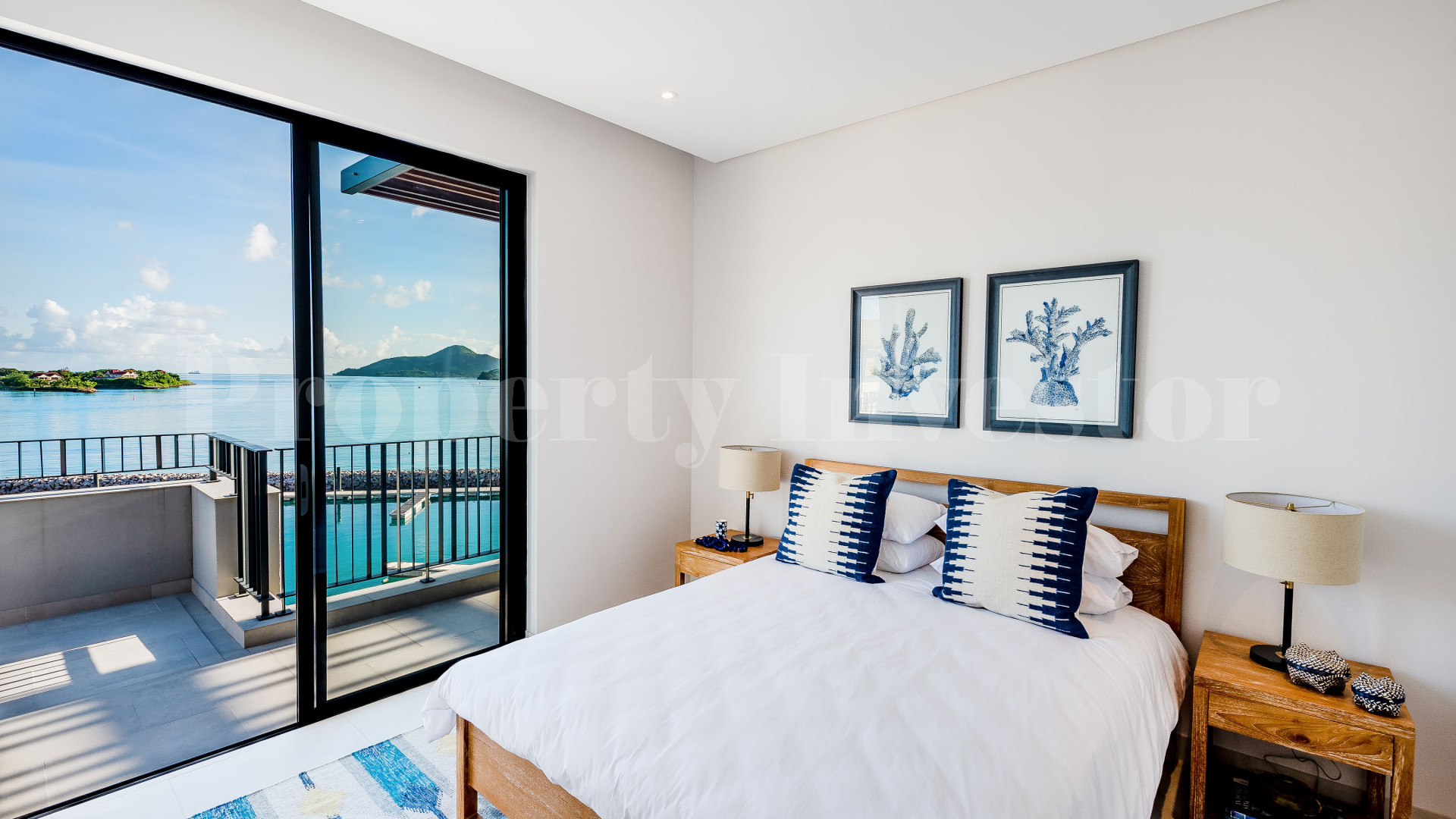 Эксклюзивный роскошный пентхаус на пляже с 4 спальнями с дизайнерским ремонтом на Сейшелах (Пентхаус D)