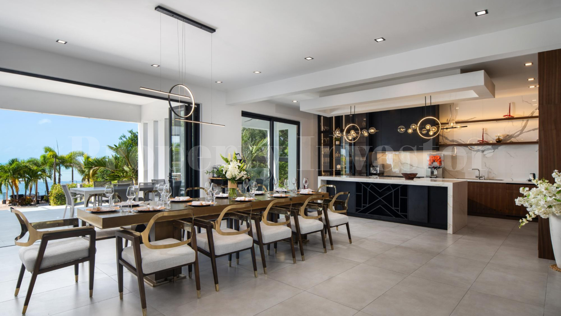 Premier 10 Bedroom Beachfront Trophy  Estate for Sale in Turtle Tail, Turks & Caicos