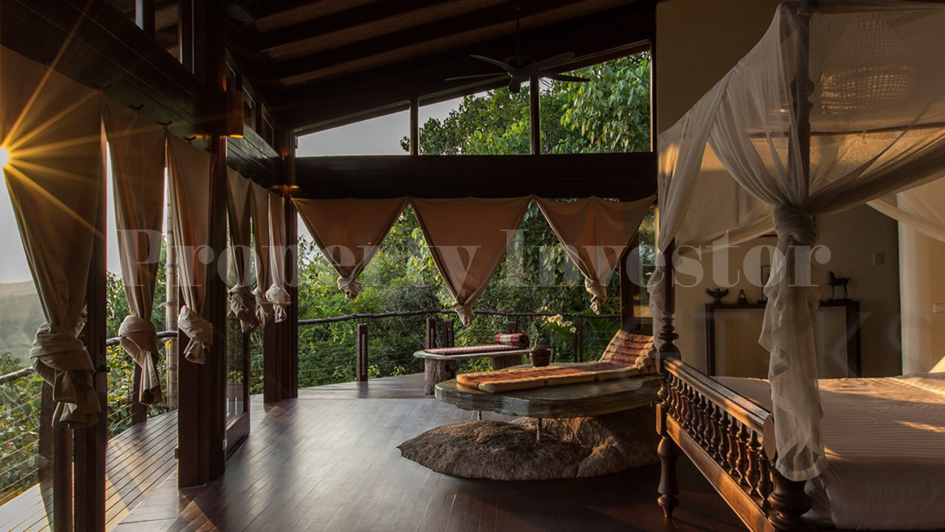 Unreal 3 Bedroom Tropical Luxury Hillside Villa with Waterfall in Koh Samui