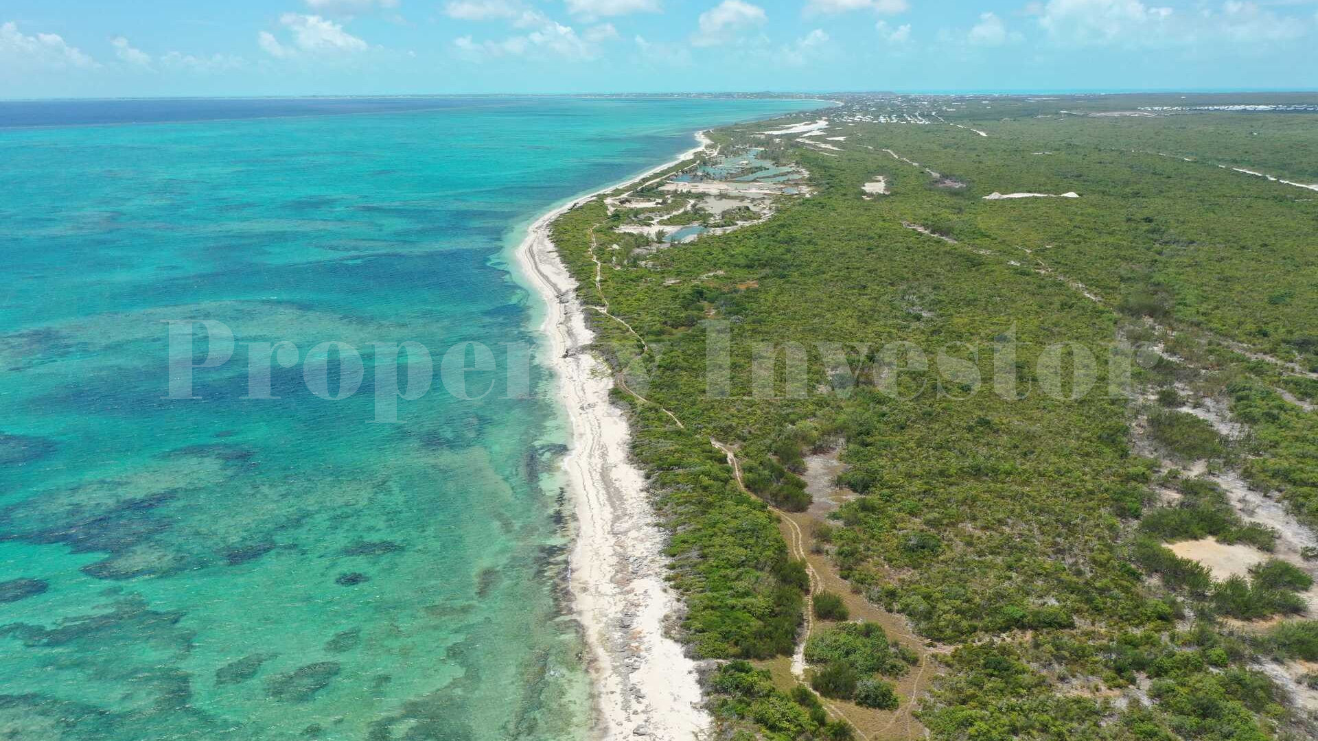 Exclusive 8 Hectare Beachfront Lot for Commercial Development in Providenciales, Turks & Caicos