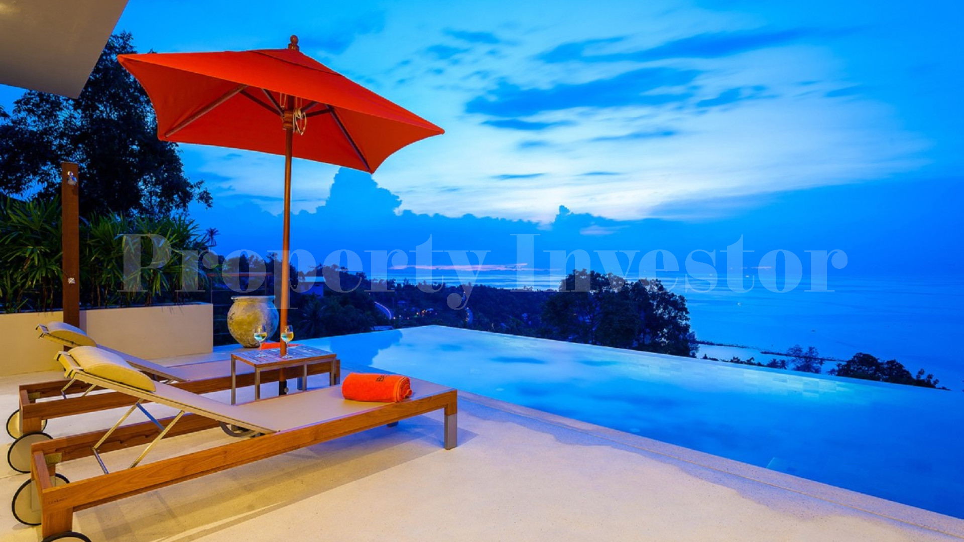 Просторная роскошная вилла на 3 спальни с видом на море в закрытом сообществе на Ко Пханган, Тайланд