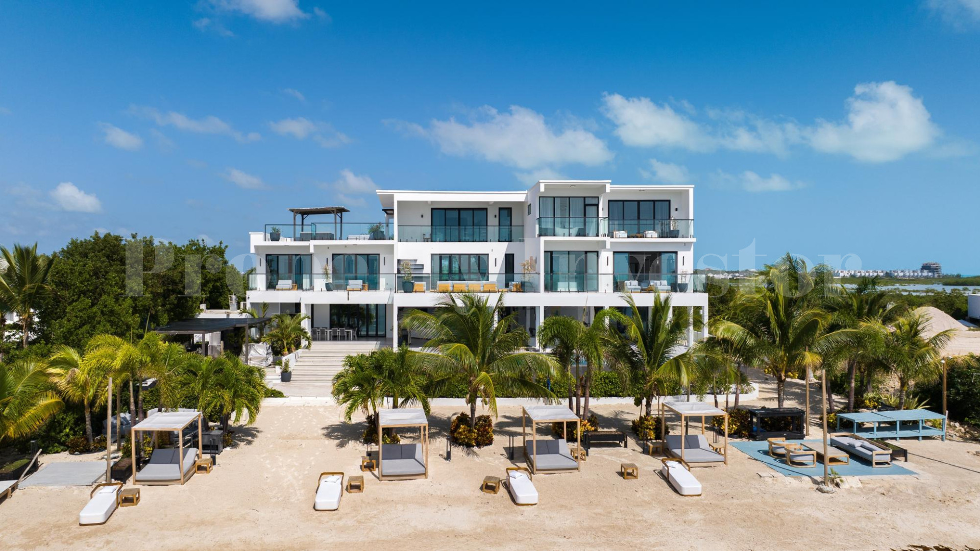 Premier 10 Bedroom Beachfront Trophy  Estate for Sale in Turtle Tail, Turks & Caicos