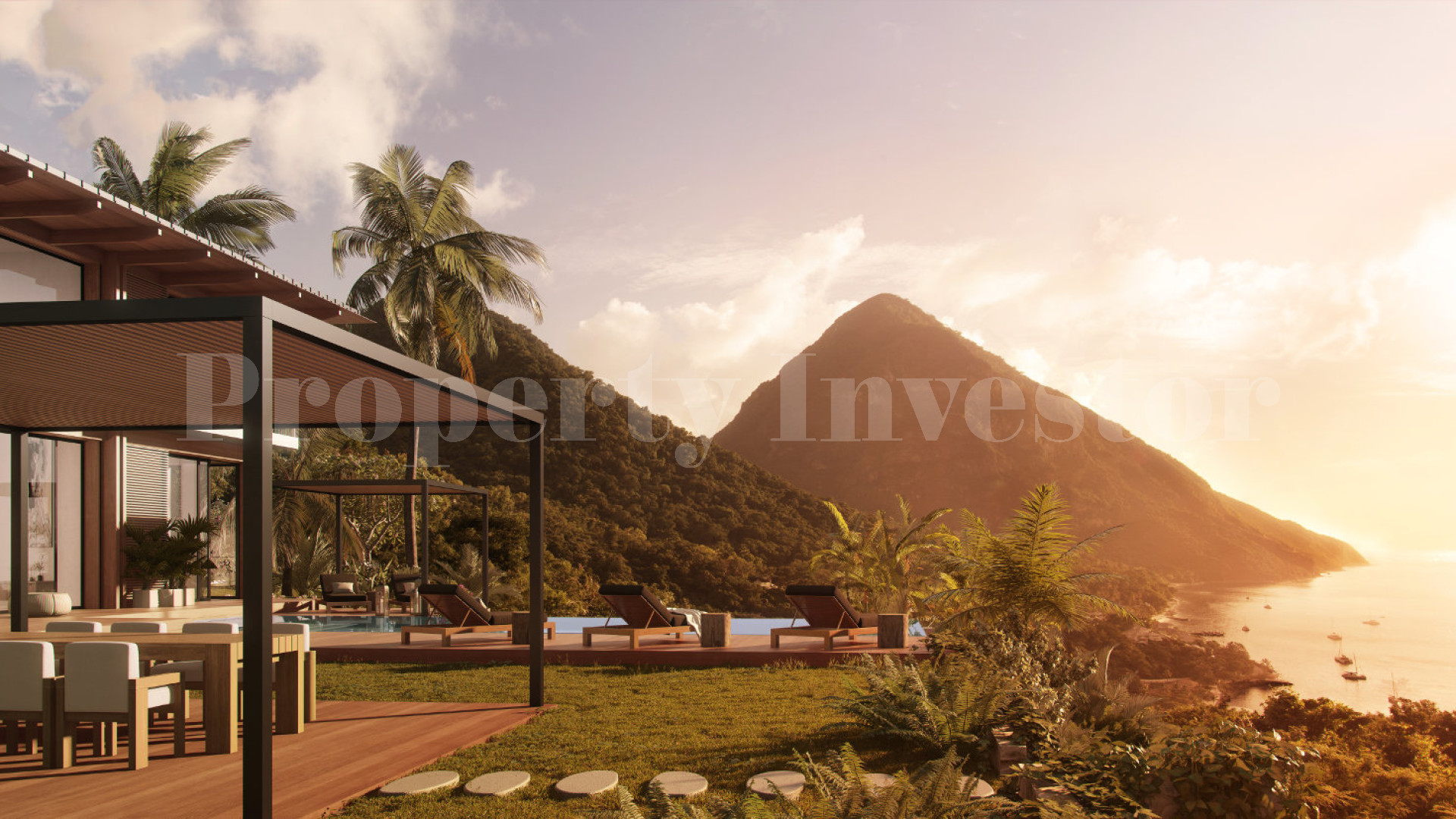 5 Bedroom Ultra-Luxury Hillside Homes in Saint Lucia