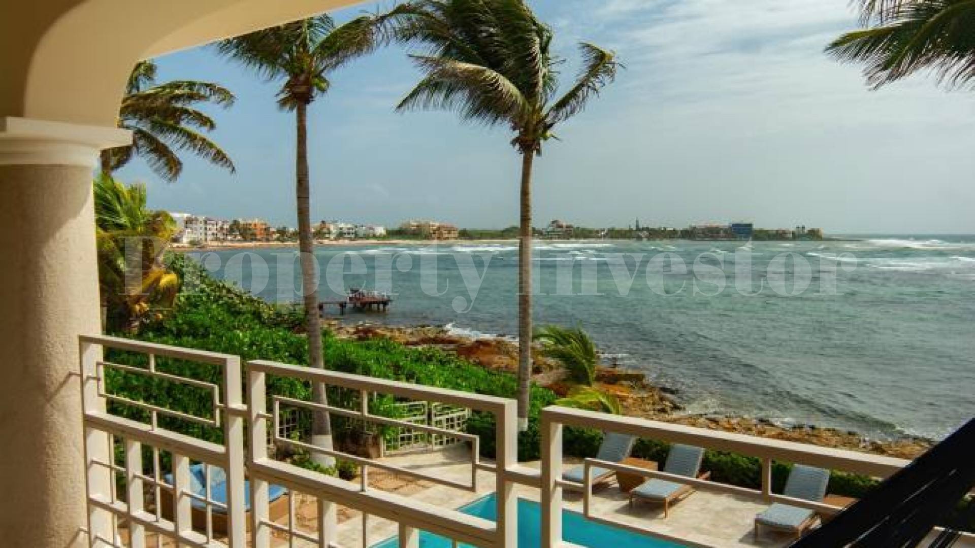 Incredible 6 Bedroom Luxury Beachfront Villa with Private Beach Access for Sale in Akumal, Mexico