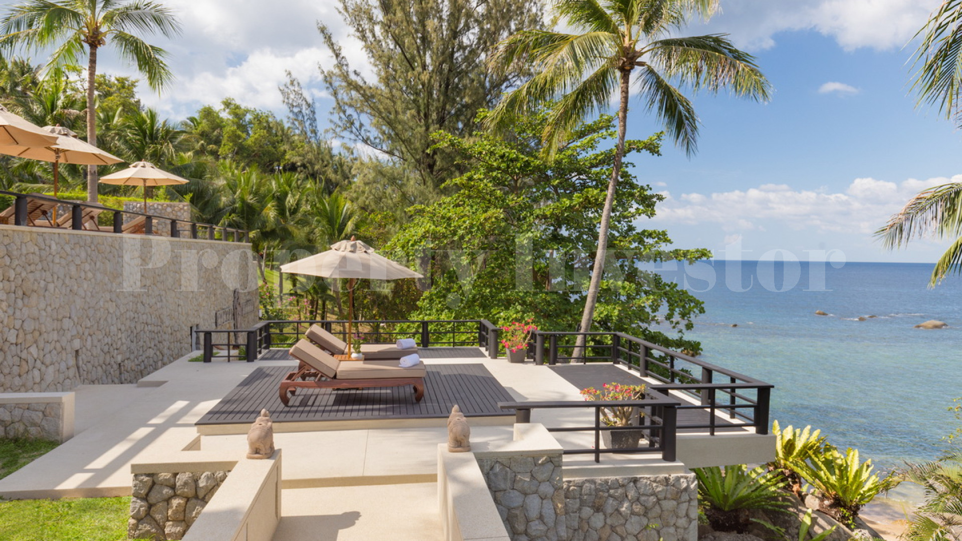 Stunning 6 Bedroom Modern Beachfront Thai Style Villa for Sale in Phuket