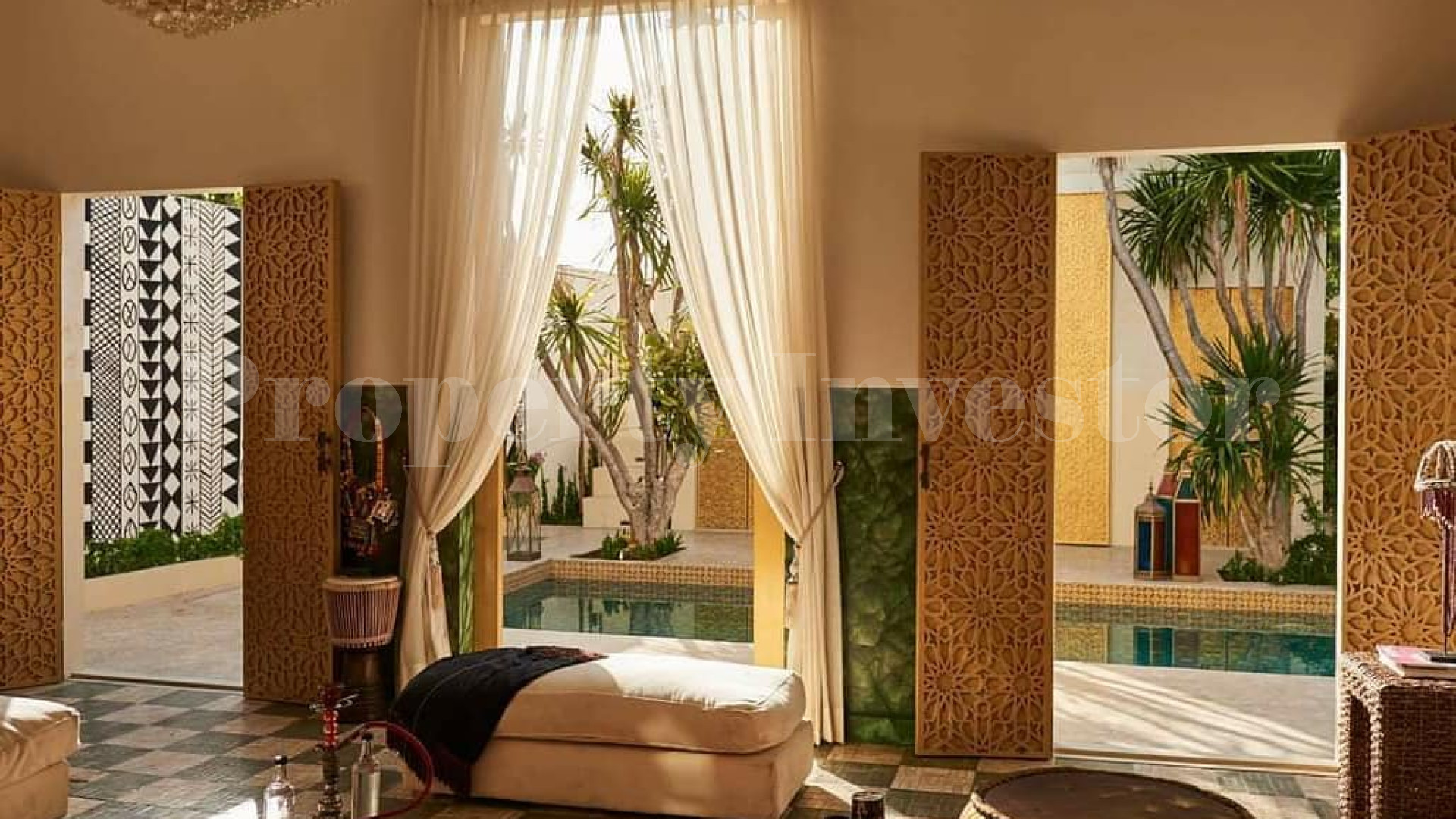 Красивая вилла на 2 спальни в марокканском стиле рядом с пляжем Сесех, Бали