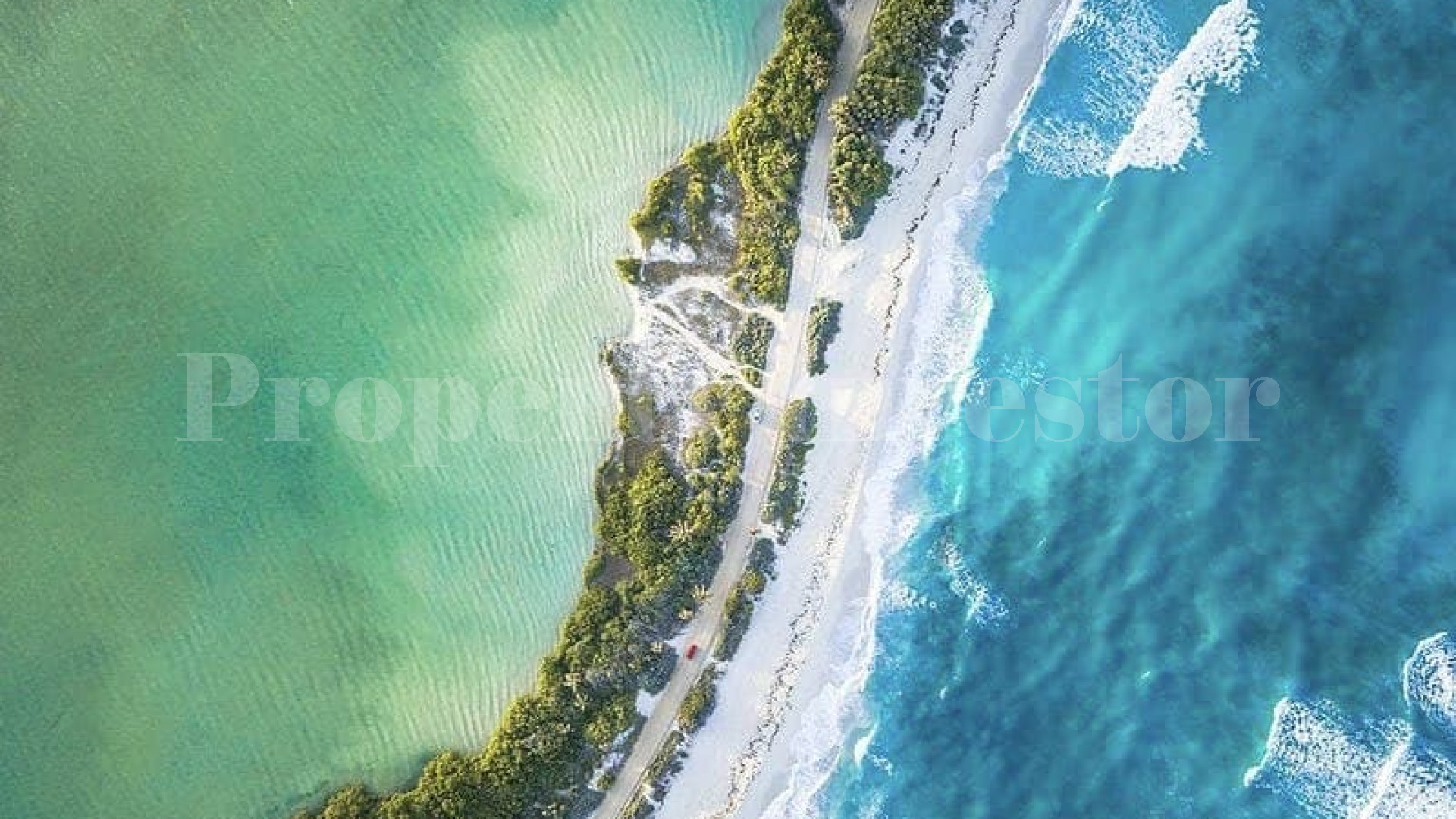 Incredible 2.37 Hectare Beachfront Lot with 100 Metres of Private Beach & Lagoon Access for Sale in Sian Ka'an Biosphere Reserve, Tulum, Mexico