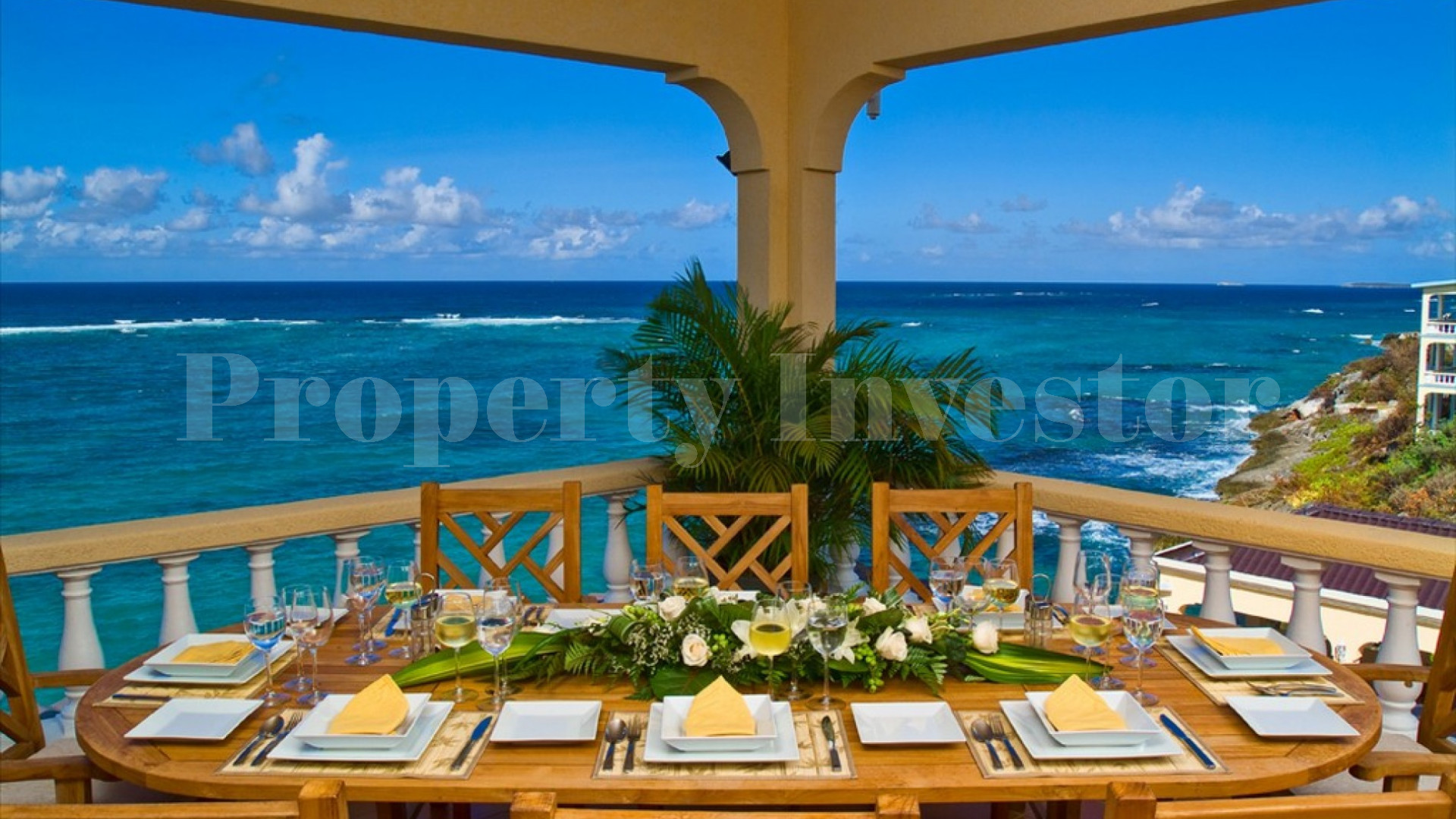 Incredible 9 Bedroom Private Luxury Oceanfront Villa with Amazing Cliff Top Views in Anguilla