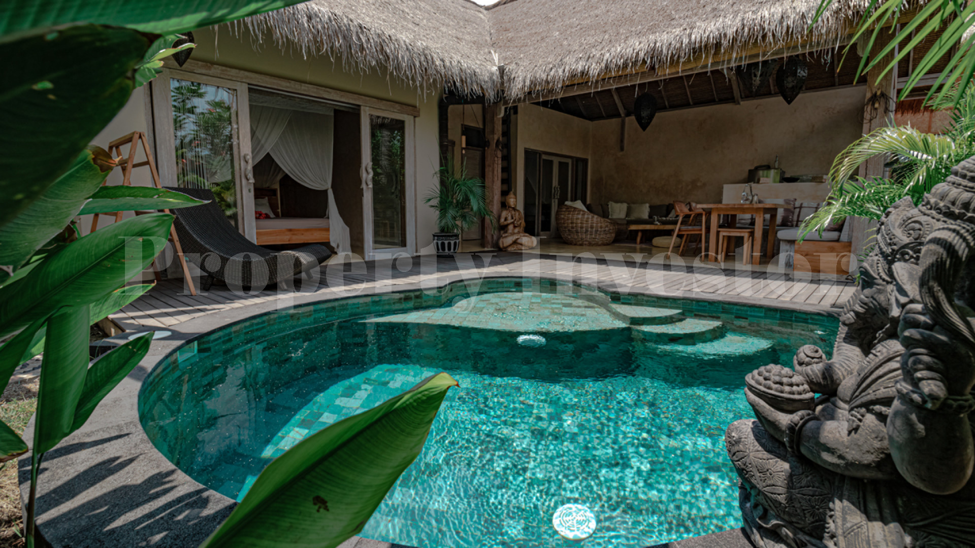 Unique Boutique Island Hotel with 4 Private Villas for Sale on Gili Air, Indonesia