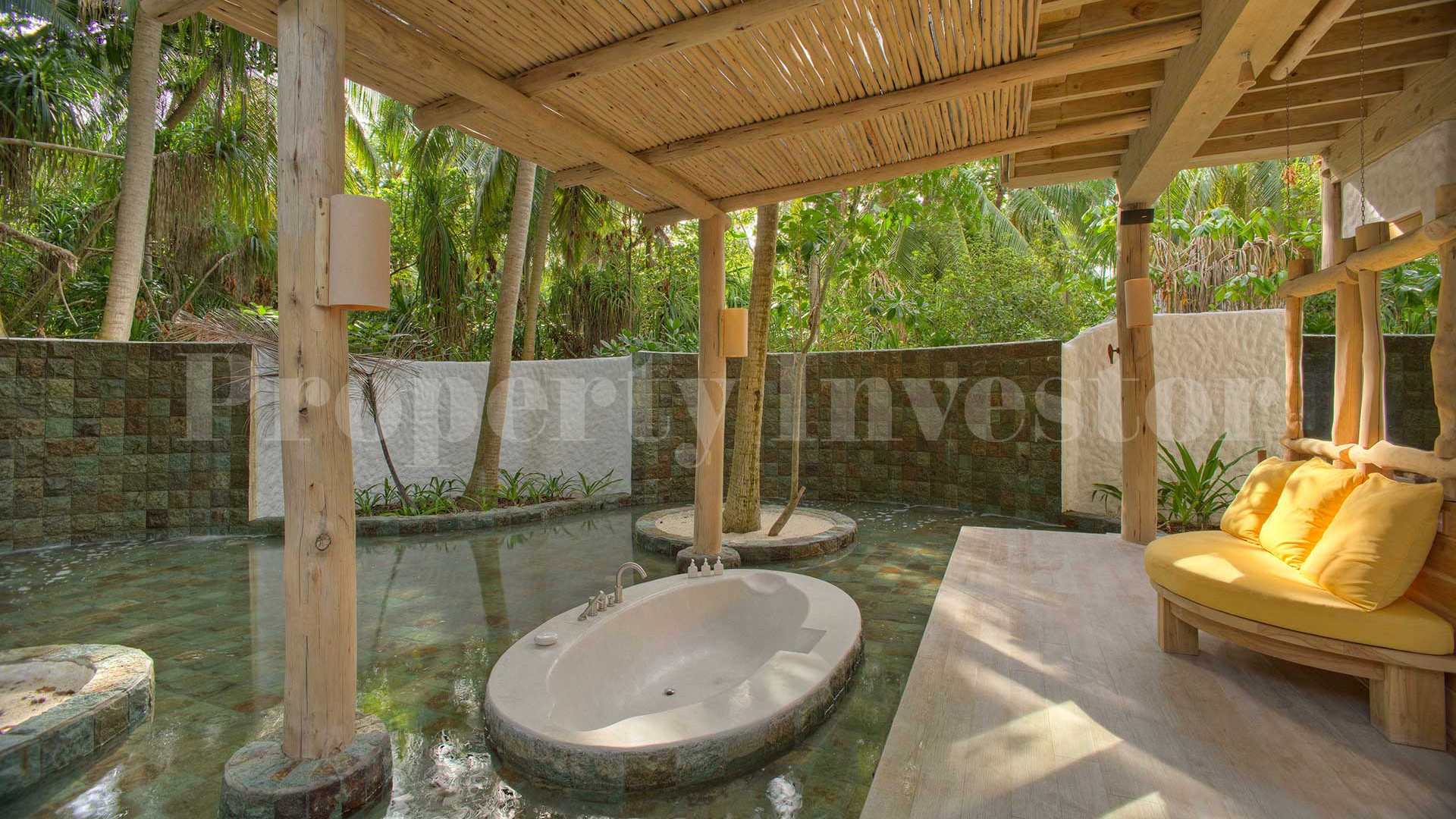 Неповторимая роскошная вилла с 2 спальнями и бассейном при эко-отеле на Мальдивах