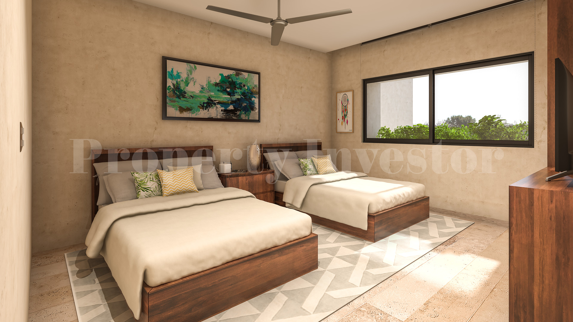2 Bedroom Boutique Apartment with Garden in Tulum (B-001)