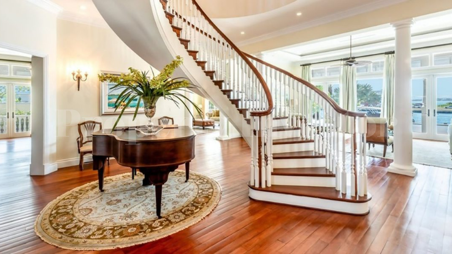 Impressive 6 Bedroom Luxury Oceanfront Villa Located in Prestigious Gated Community for Sale on Paradise Island, Bahamas