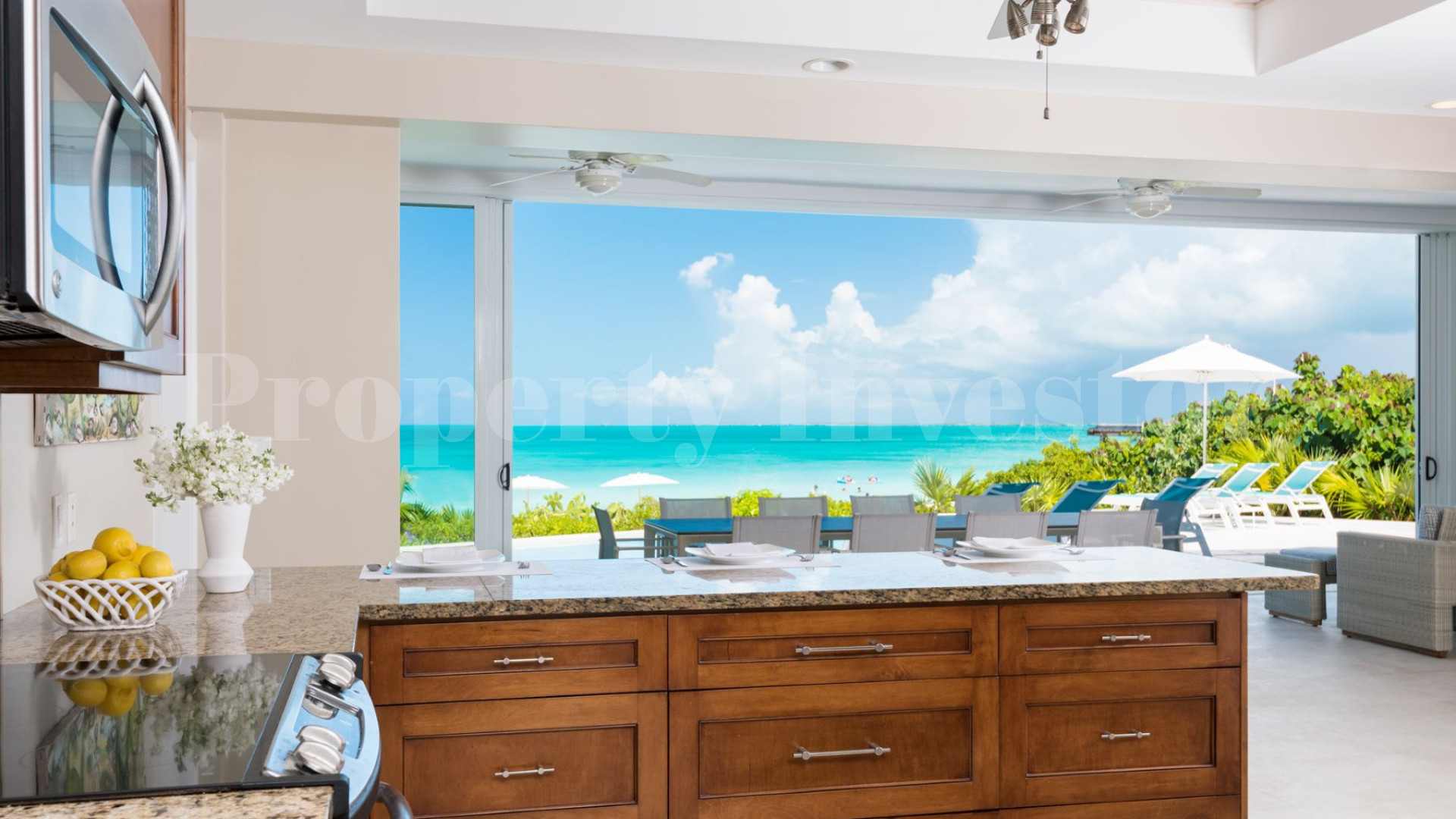 Stylish 5 Bedroom Luxury Beachfront Villa for Sale on Sapodilla Bay Beach, Turks & Caicos