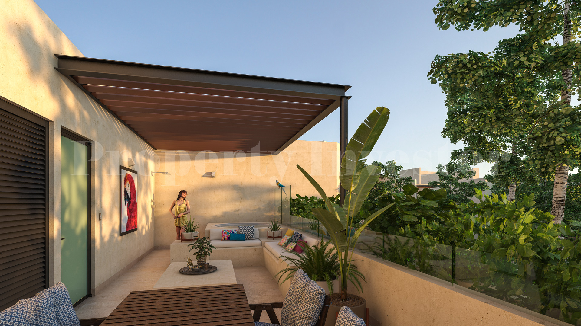 2 Bedroom Boutique Apartment with Garden in Tulum (B-006)