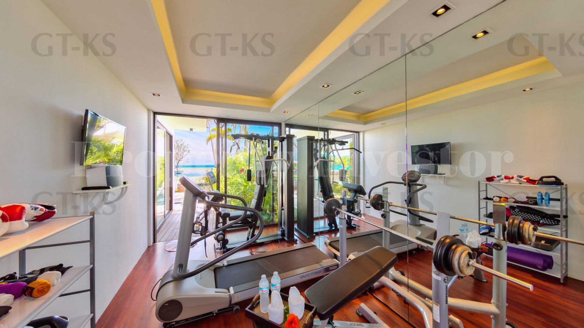 Невероятная роскошная современная вилла на 5 спален на пляже на о.Самуи, Тайланд