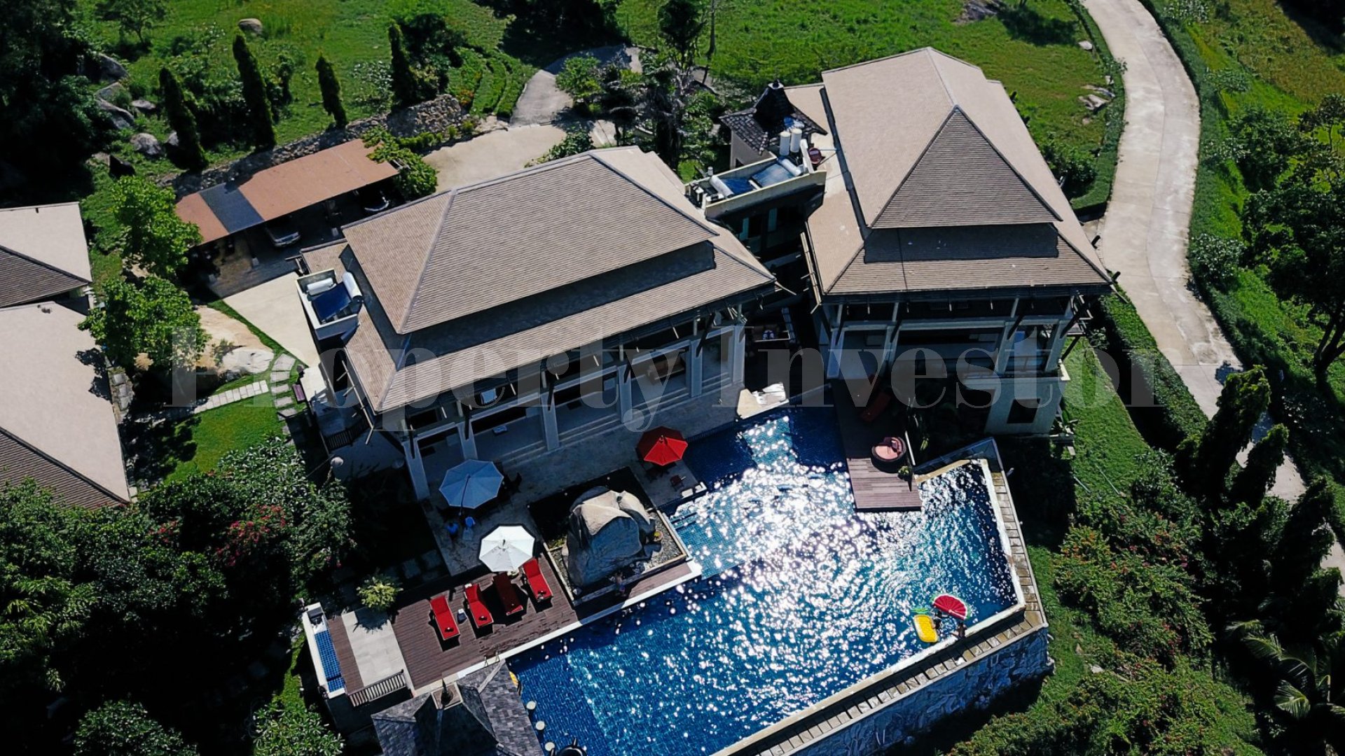 Stunning 6 Bedroom  Luxury Hillside Villa with Amazing Panoramic Views for Sale in Koh Samui, Thailand