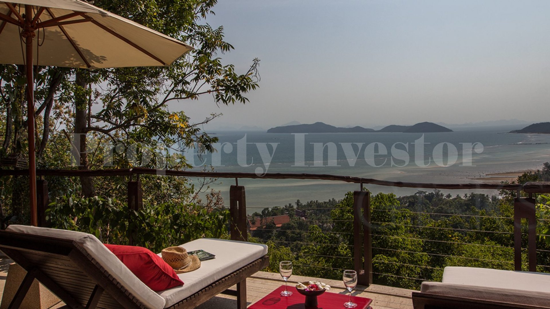 Unreal 3 Bedroom Tropical Luxury Hillside Villa with Waterfall in Koh Samui