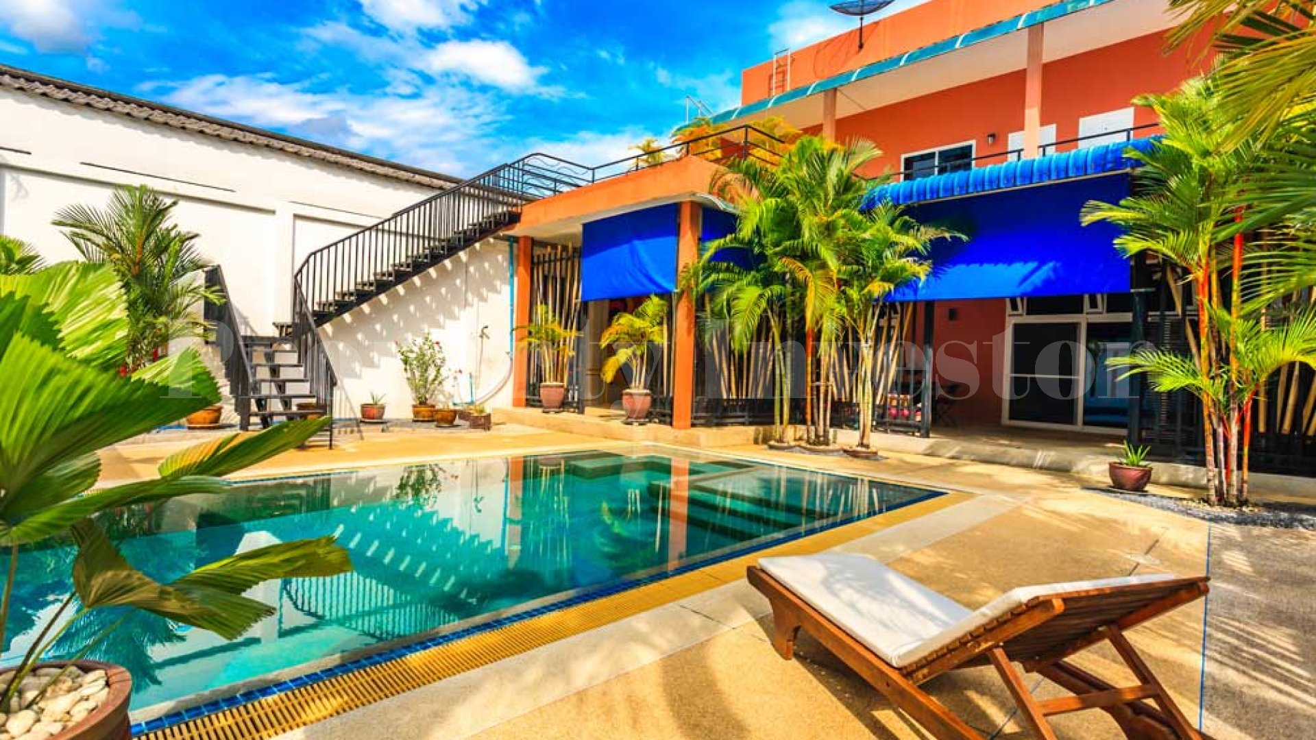 Colourful 4 Bedroom Tropical Villa for Sale in Absolute Centre of Patong, Phuket