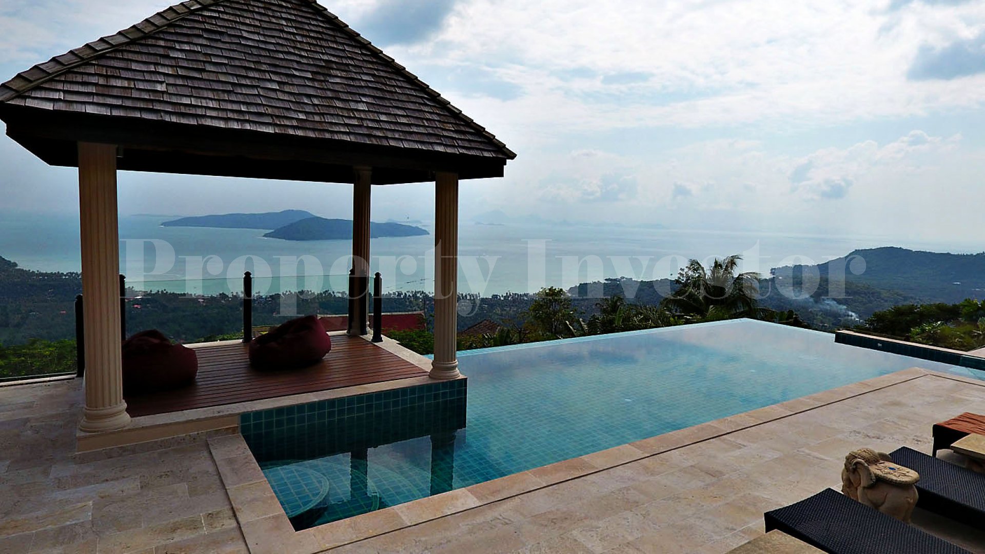 Hilltop seaview villa